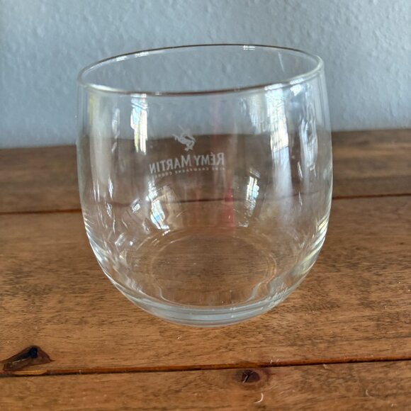 Remy Martin Round Lowball Glass Rocks Fine Champagne Cognac Barware - Picture 3 of 6